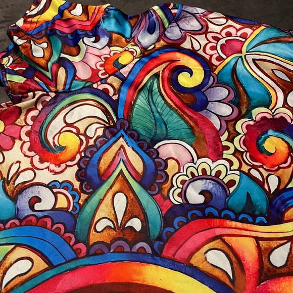 XL Polyester (Stretchy/Unisex) Peace Sign Hippie Yogi Awesome Vibe! - Picture 9 of 9